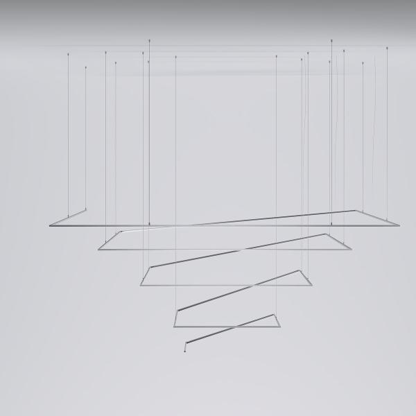 Moderne SPIRA-2 LED Leuchte mit einzigartigem Spiraldesign, Top Lichteigenschaften und Smart-Home-Option über DALI. Ideal für elegante Innenräume.